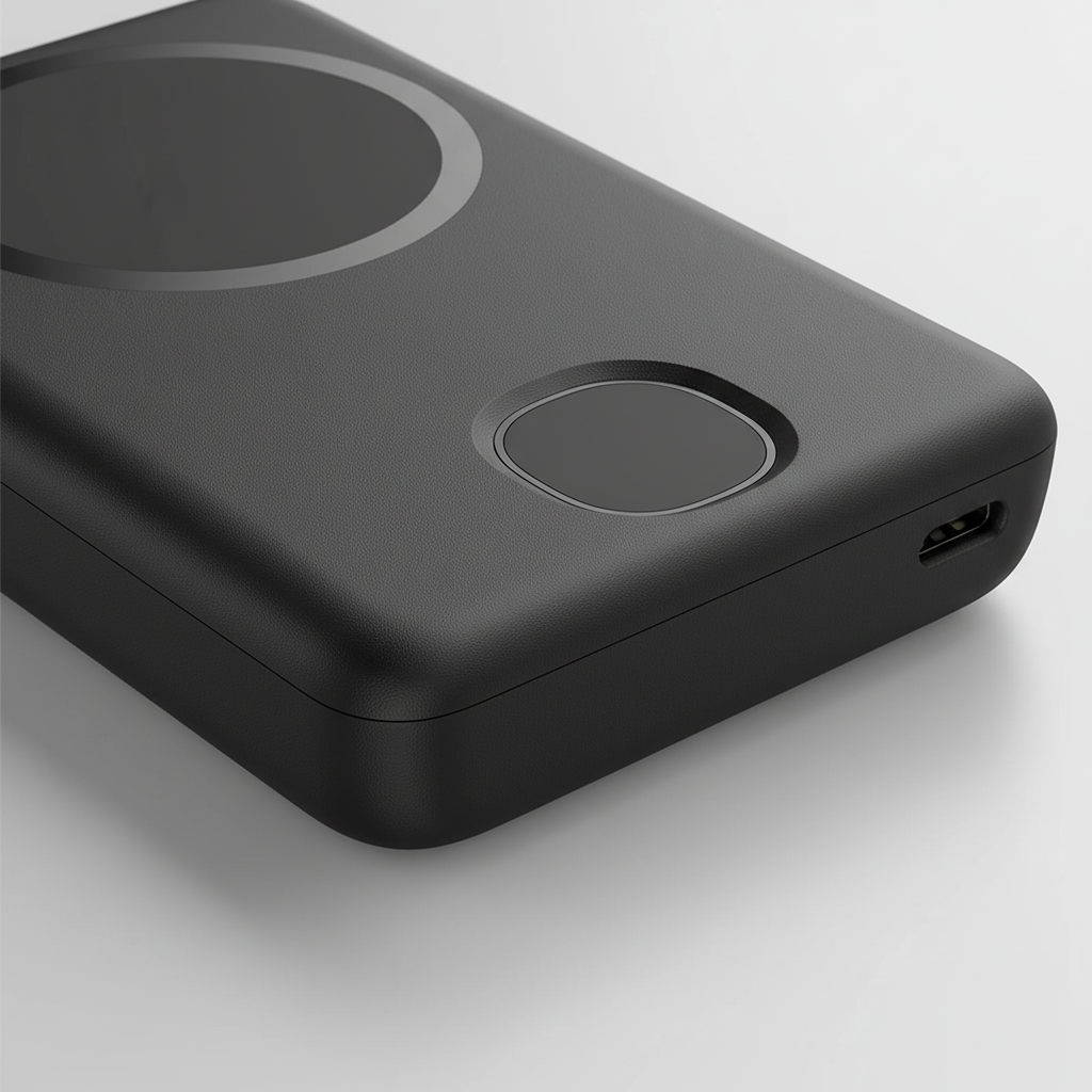 Magnetische Powerbank 10000 mAh USB-C Schnellladung Smartphone Uhr