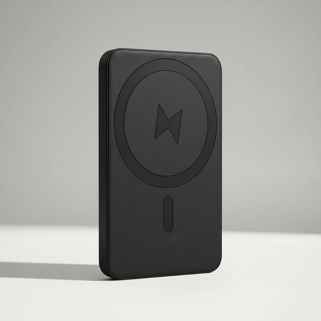 Magnetische Powerbank mit Schnellladefunktion und USB-C Lightning