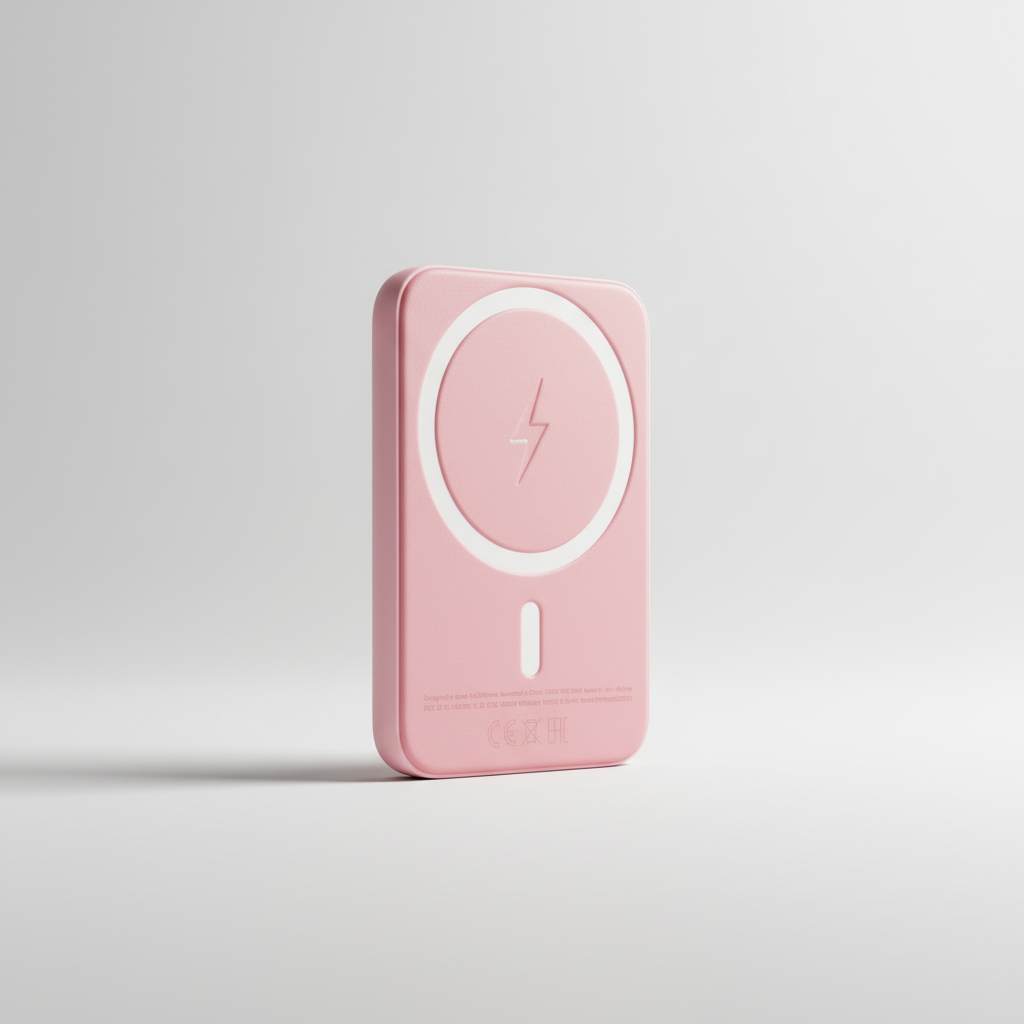 Magnetische Powerbank mit Schnellladefunktion und USB-C Lightning