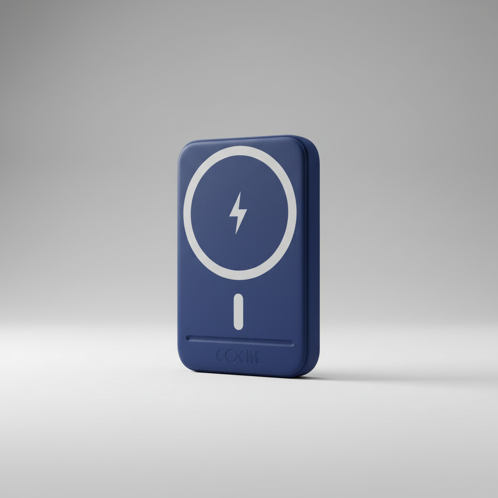 Magnetische Powerbank mit Schnellladefunktion und USB-C Lightning
