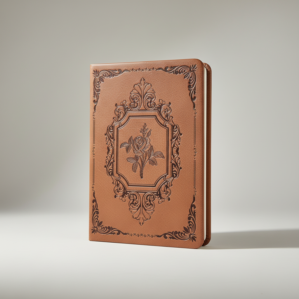 A6 Vintage Taschennotizbuch mit dicker liniiertem Papier und Planer-Layout