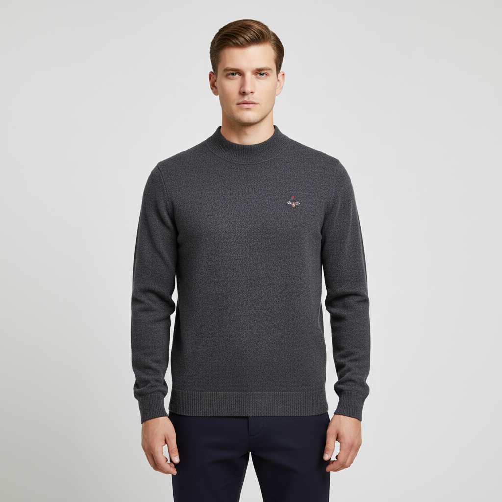 Nordspur | Men's Ribbed Collar Sweater