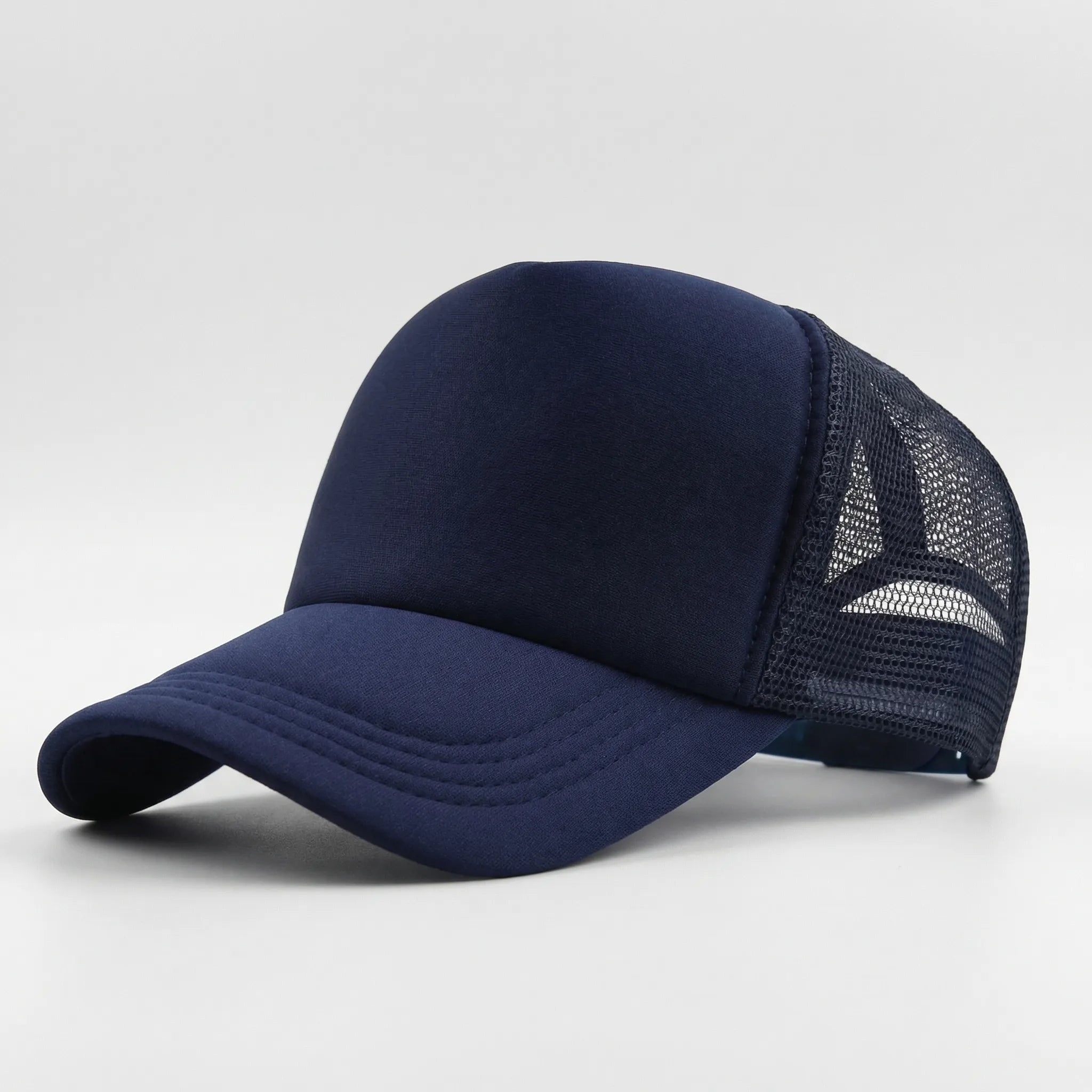 Mesh Trucker Cap Unisex schlicht atmungsaktiv Snapback für Freizeit