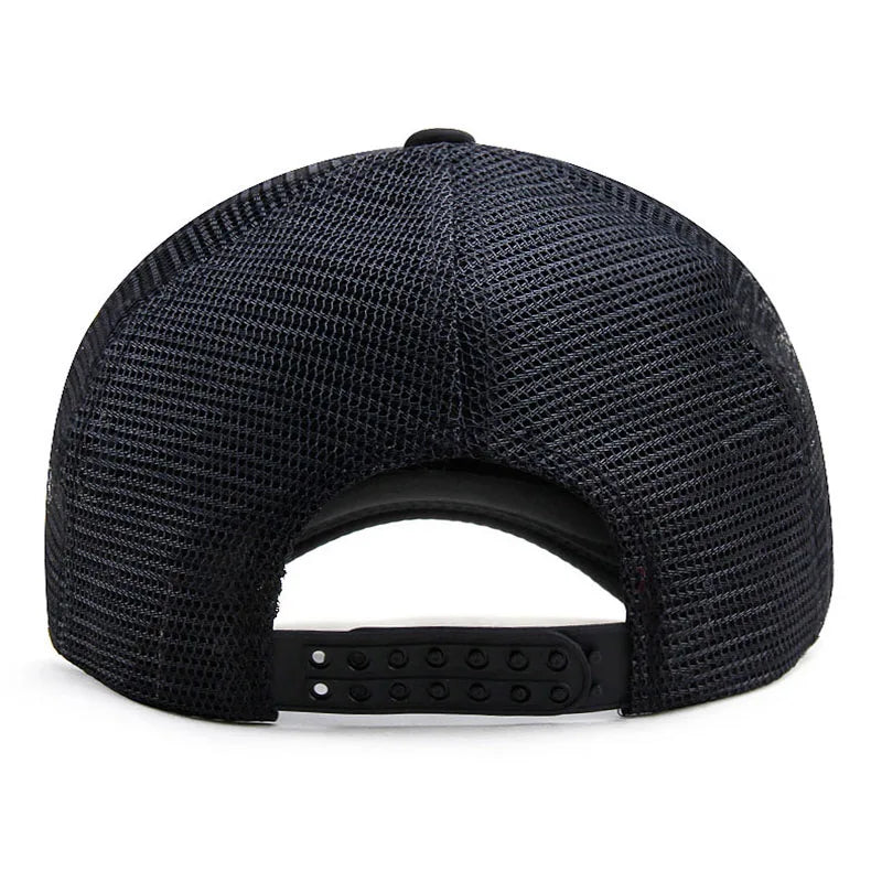 Mesh Trucker Cap Unisex schlicht atmungsaktiv Snapback für Freizeit
