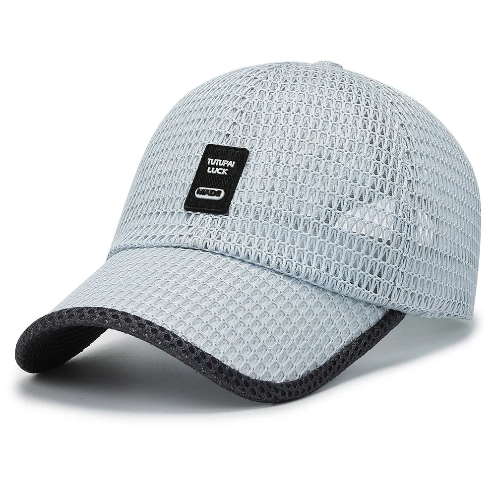 Atmungsaktive Mesh Baseball Cap für Herren mit Snapback Verschluss