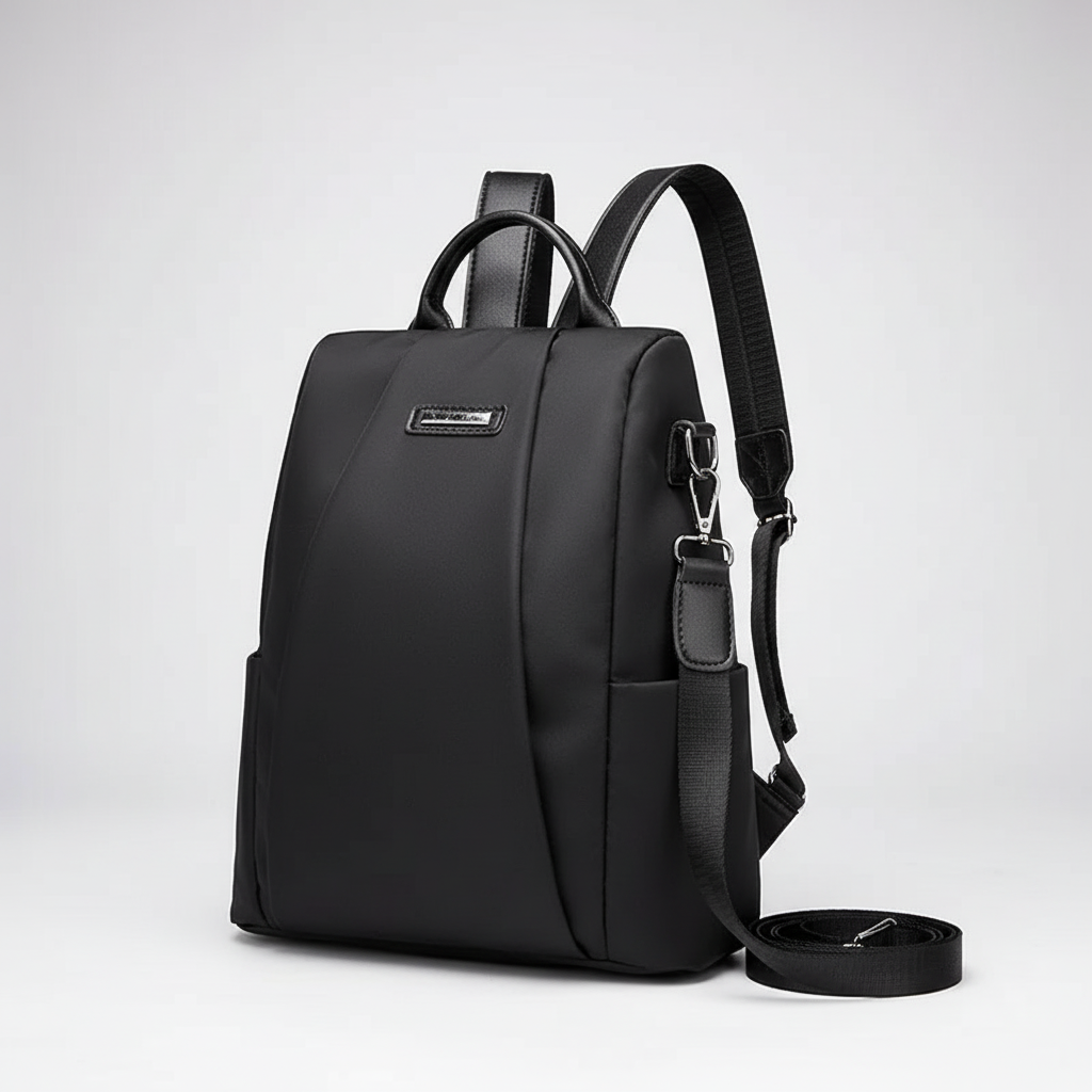 Multifunktions-Rucksack Damen Schultertasche Polyester strapazierfähig