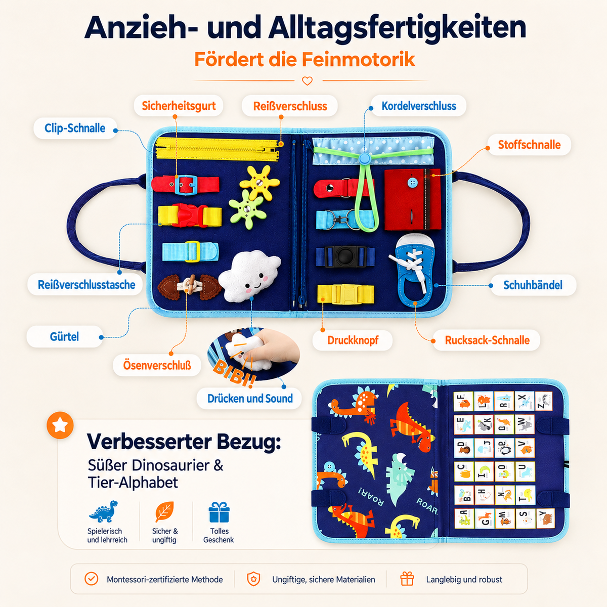 Nordspur | Montessori Spielbrett - Erweiterte Ausgabe