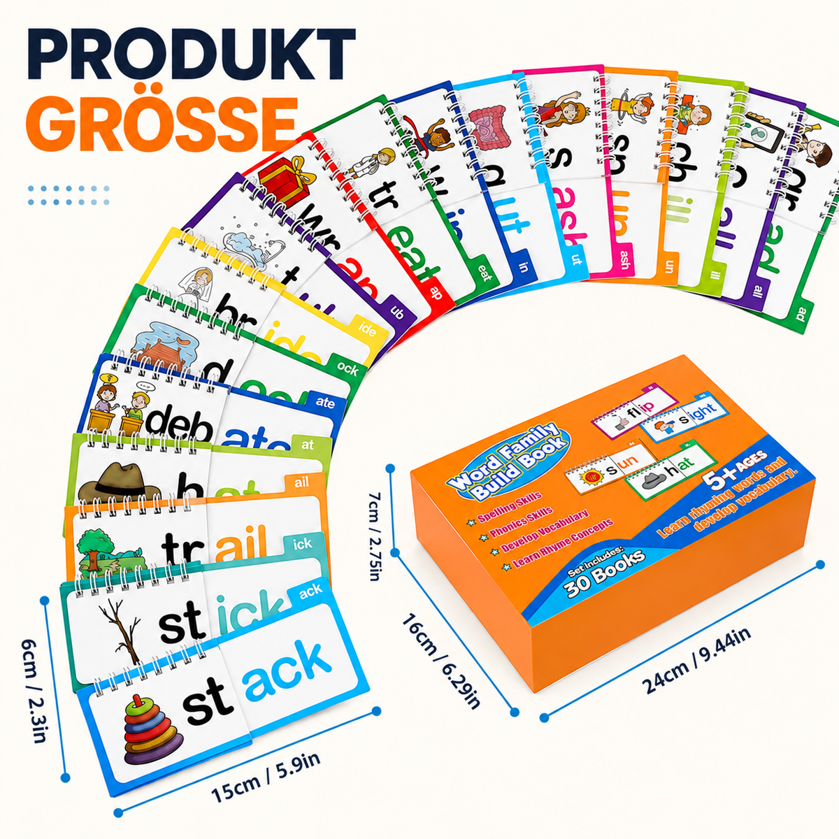 Nordspur | Montessori Wort-Flipkarten