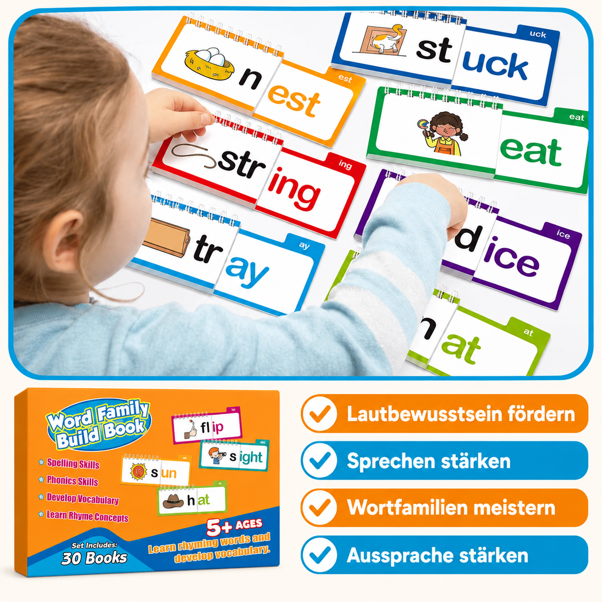 Nordspur | Montessori Wort-Flipkarten
