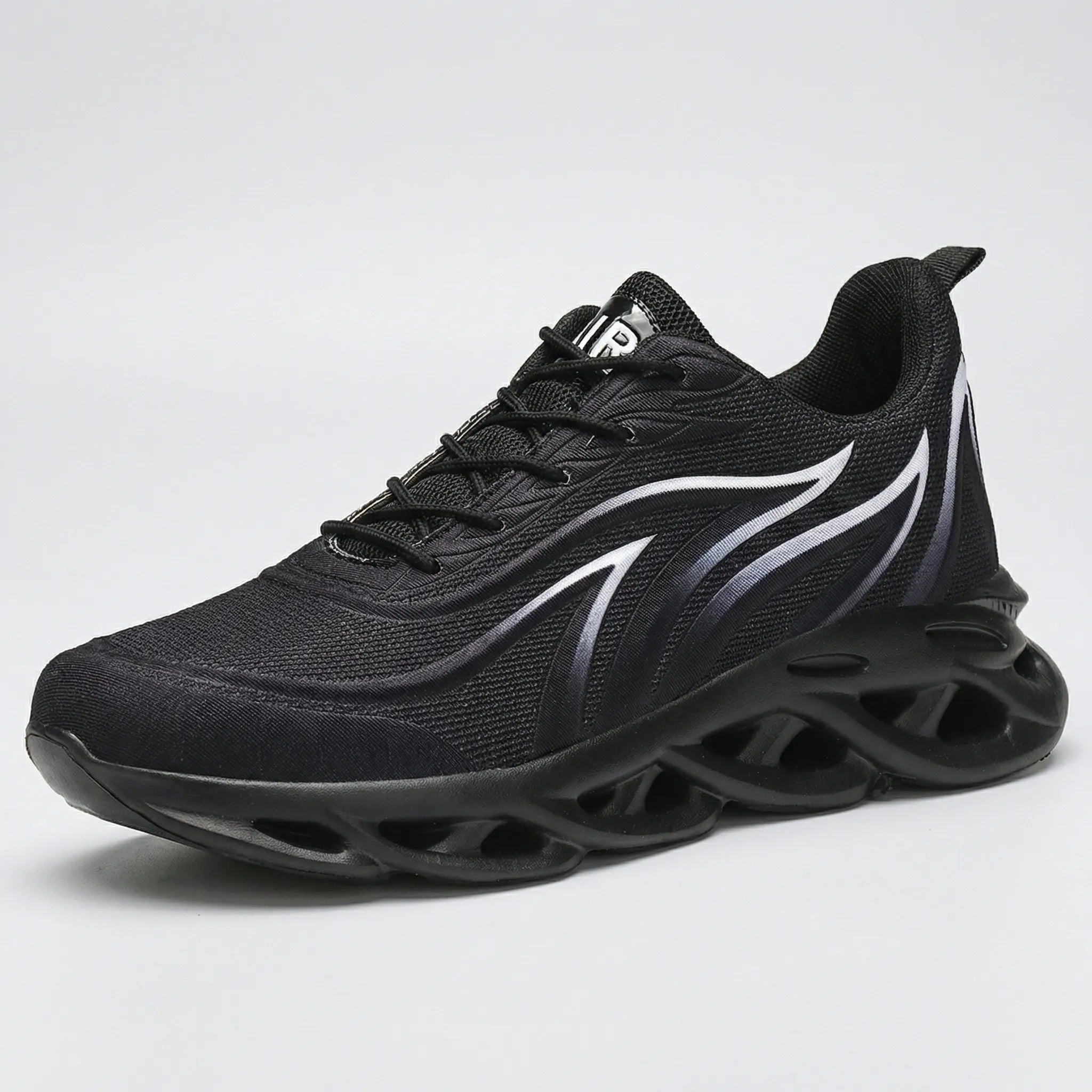 Herren-Laufschuh atmungsaktives Mesh leicht rutschfest Sportschuh