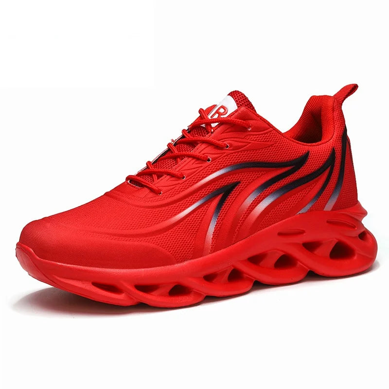 Herren-Laufschuh atmungsaktives Mesh leicht rutschfest Sportschuh
