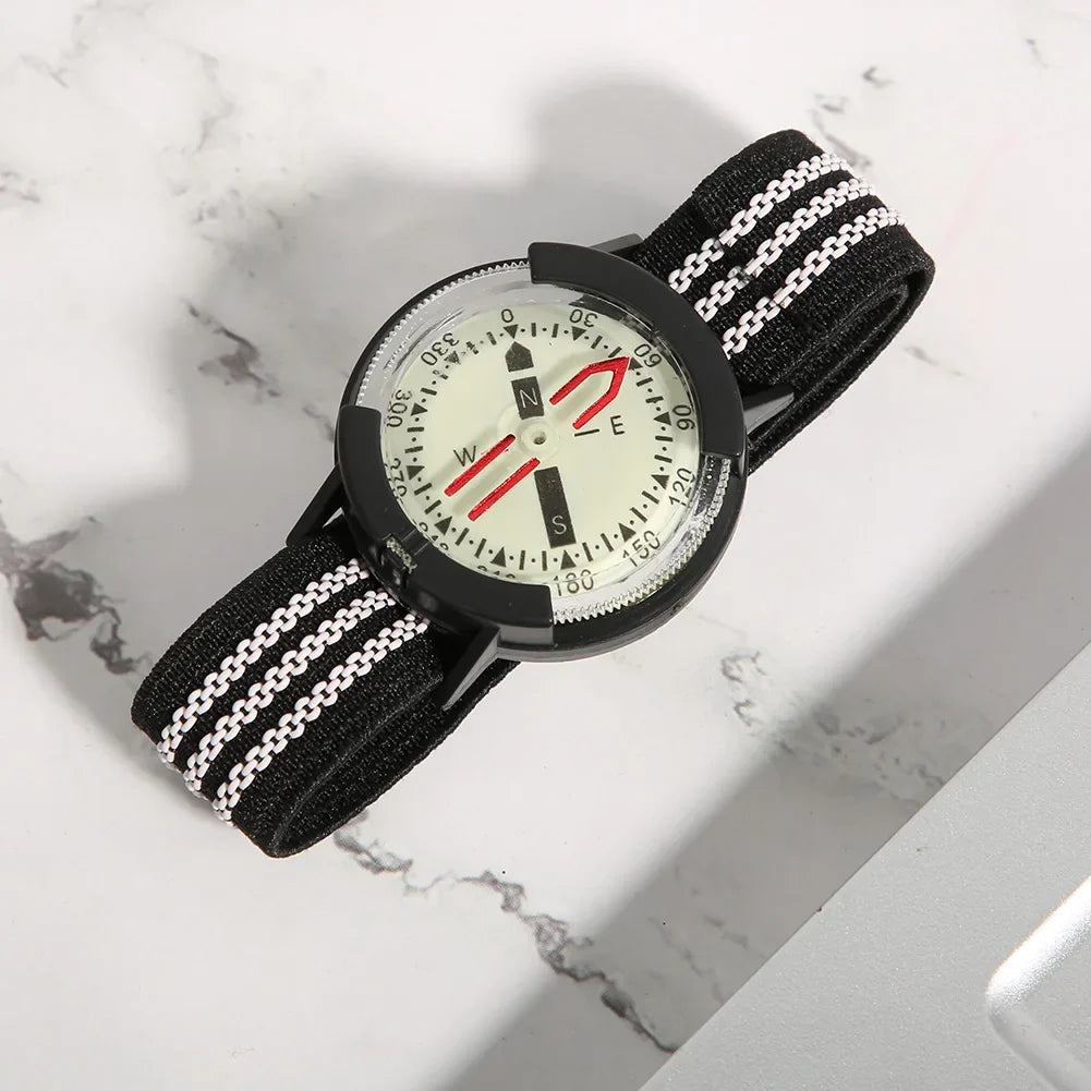 Armband-Navigationskompass mit leuchtendem Zifferblatt für Outdoor-Navigation