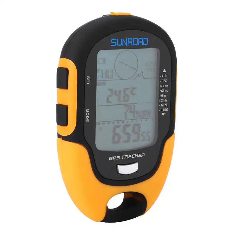 Tragbares GPS-Ortungsgerät mit Höhenmesser Barometer Kompass