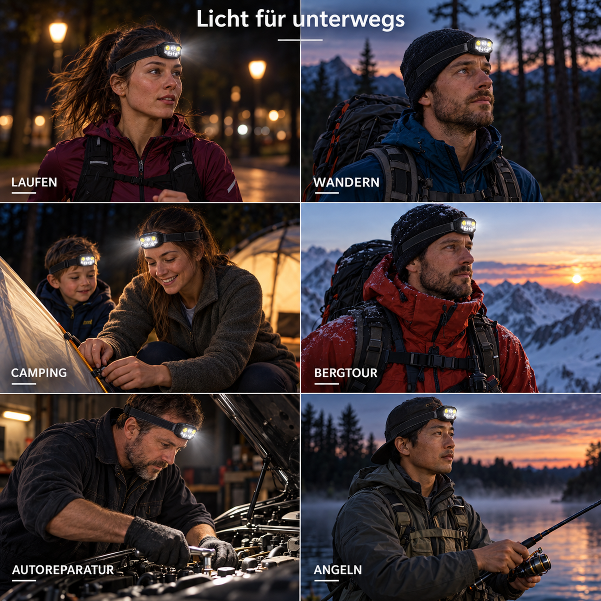 Nordspur | NiteCore Wiederaufladbare Stirnlampe