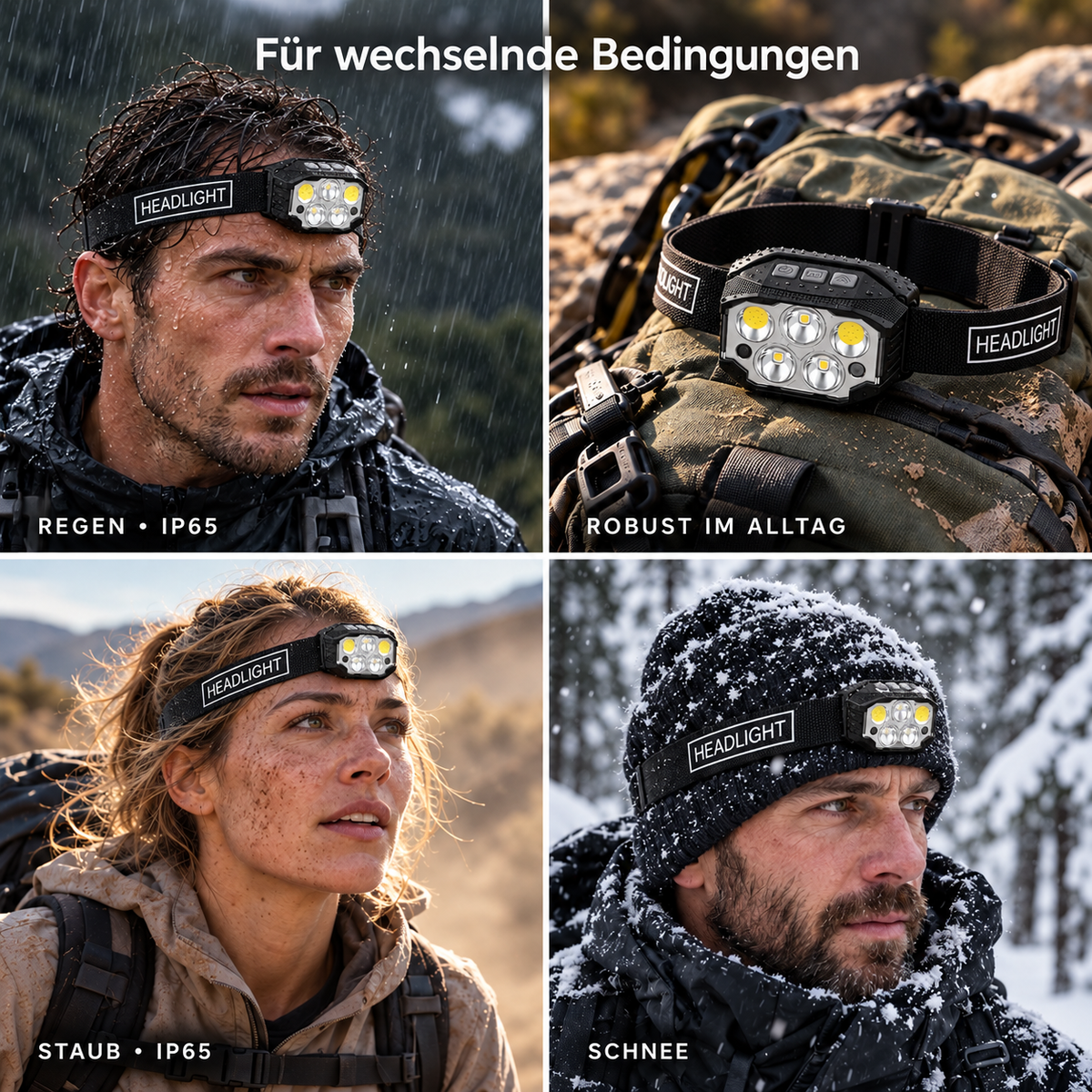 Nordspur | NiteCore Wiederaufladbare Stirnlampe