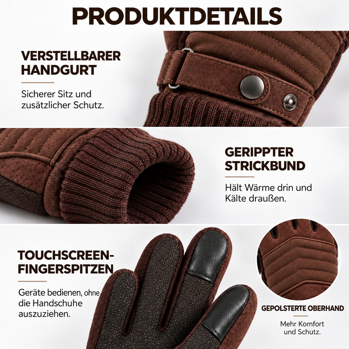 Nordspur | Northhold Alltags-Handschuhe