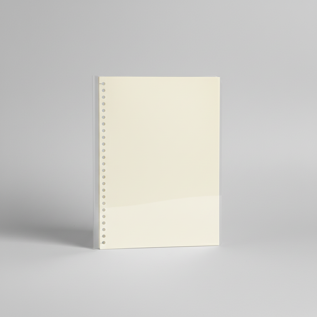 Loseblatt-Ringbinder nachfüllbar für A4 A5 B5 Papierformate