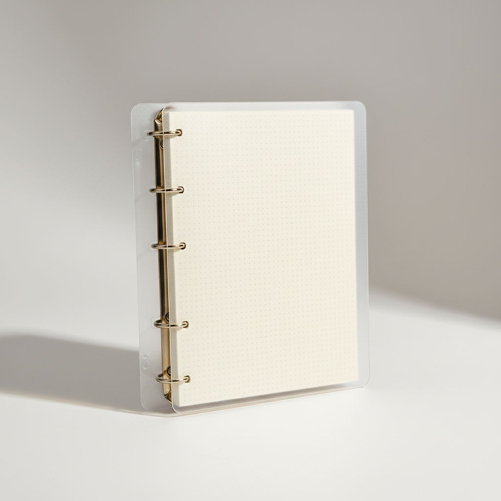Loseblatt-Ringbinder nachfüllbar für A4 A5 B5 Papierformate