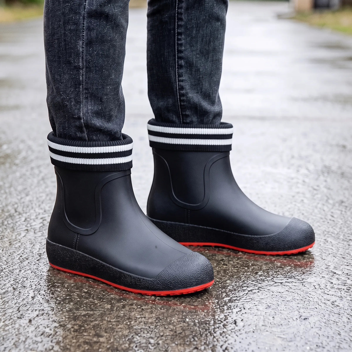 Nordspur | Novelio Halbhohe Regenstiefel Mit Profilierter Sohle
