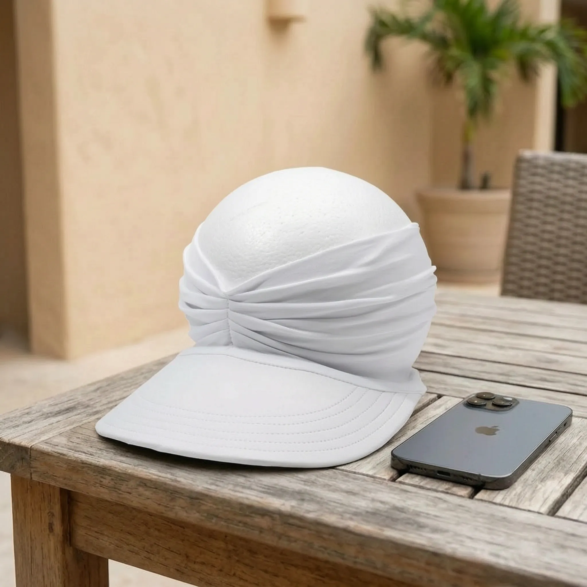 Sommermütze Damen offenes Design breite Krempe Strand