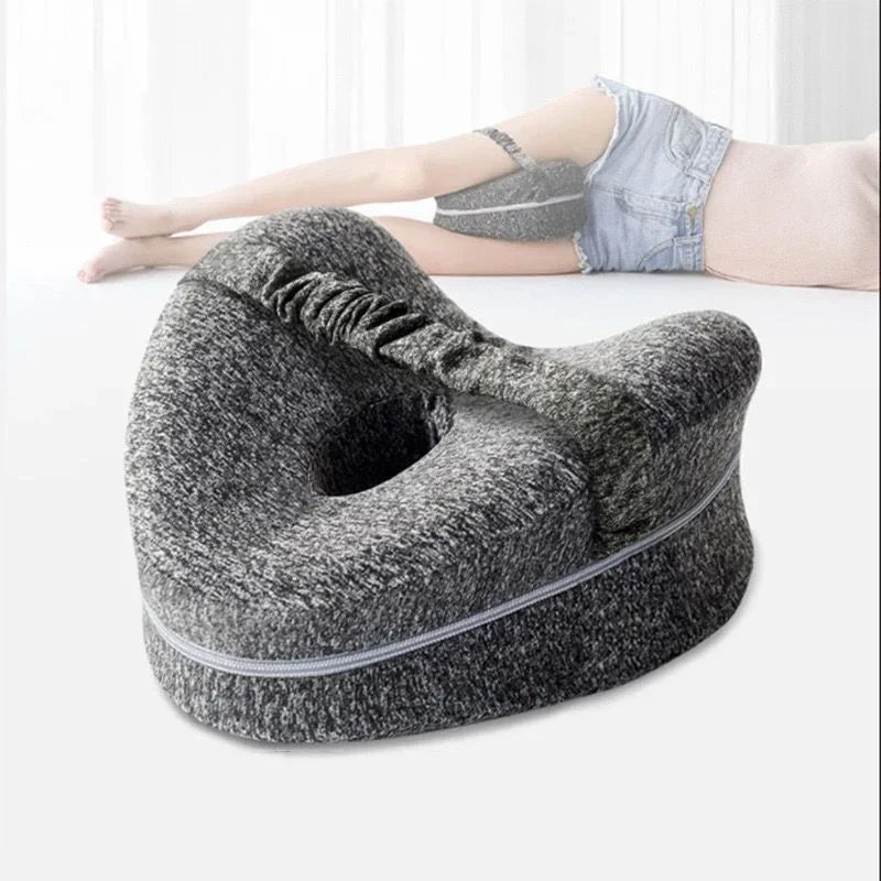 Memory Foam Beinstützkissen hohles Herzdesign Hüftausrichtung