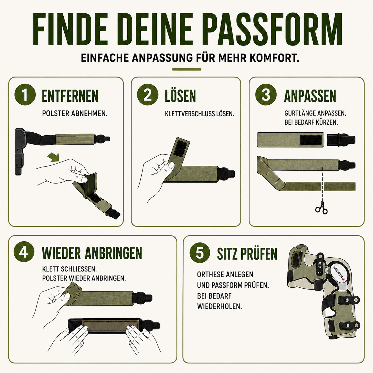 Nordspur | OrthoVance Entlastungs-Knieorthese