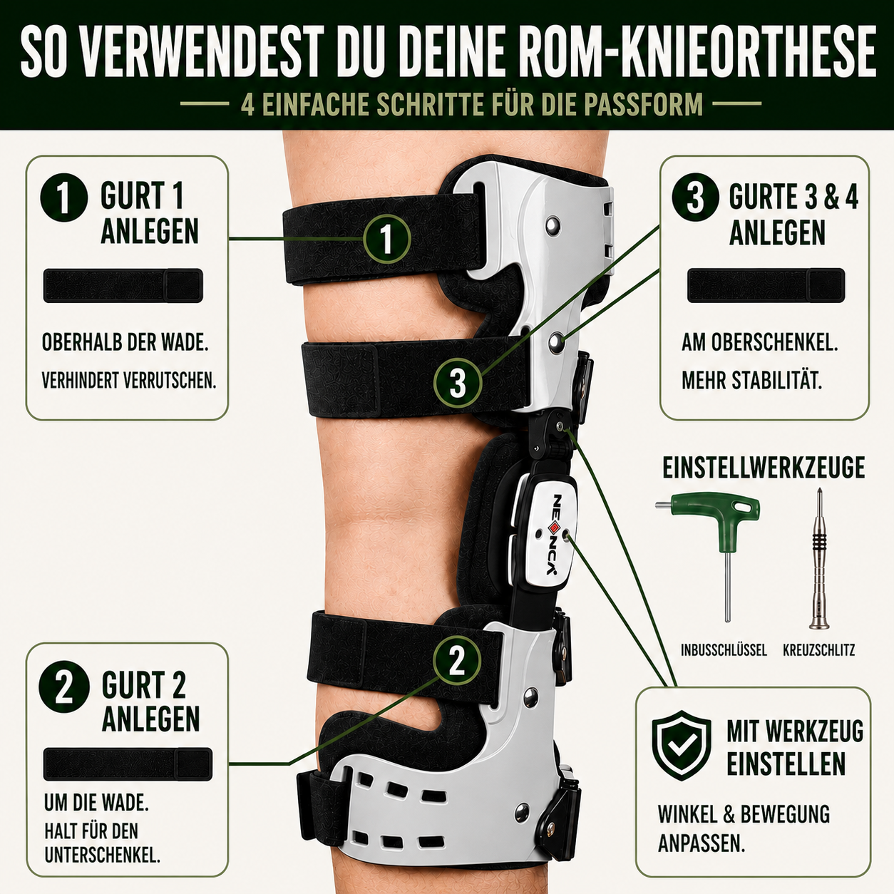 Nordspur | OrthoVance Entlastungs-Knieorthese