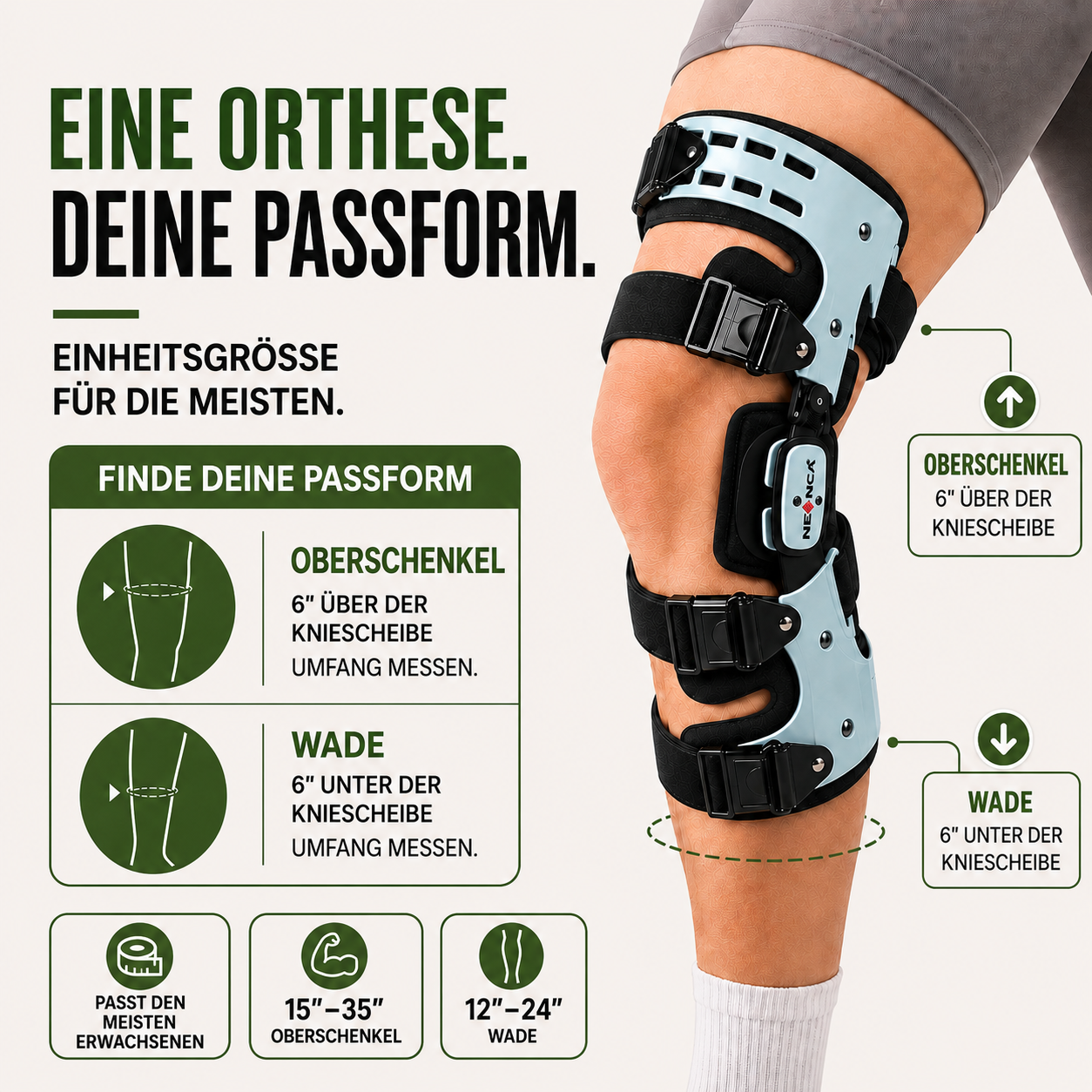 Nordspur | OrthoVance Entlastungs-Knieorthese
