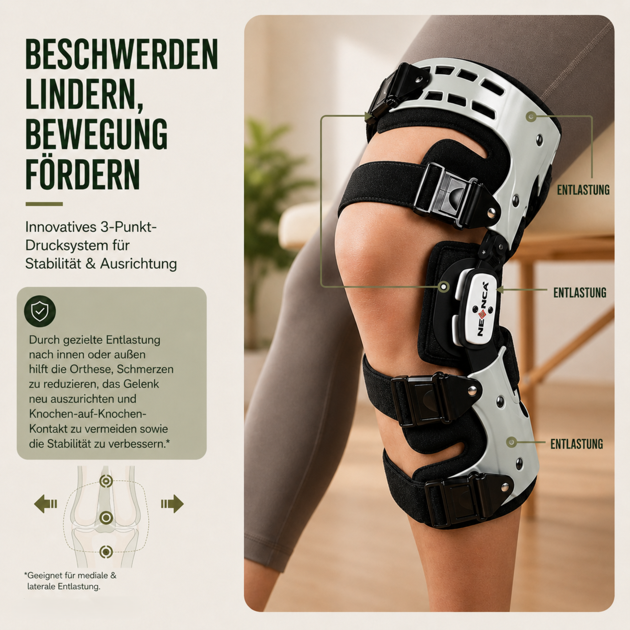 Nordspur | OrthoVance Entlastungs-Knieorthese