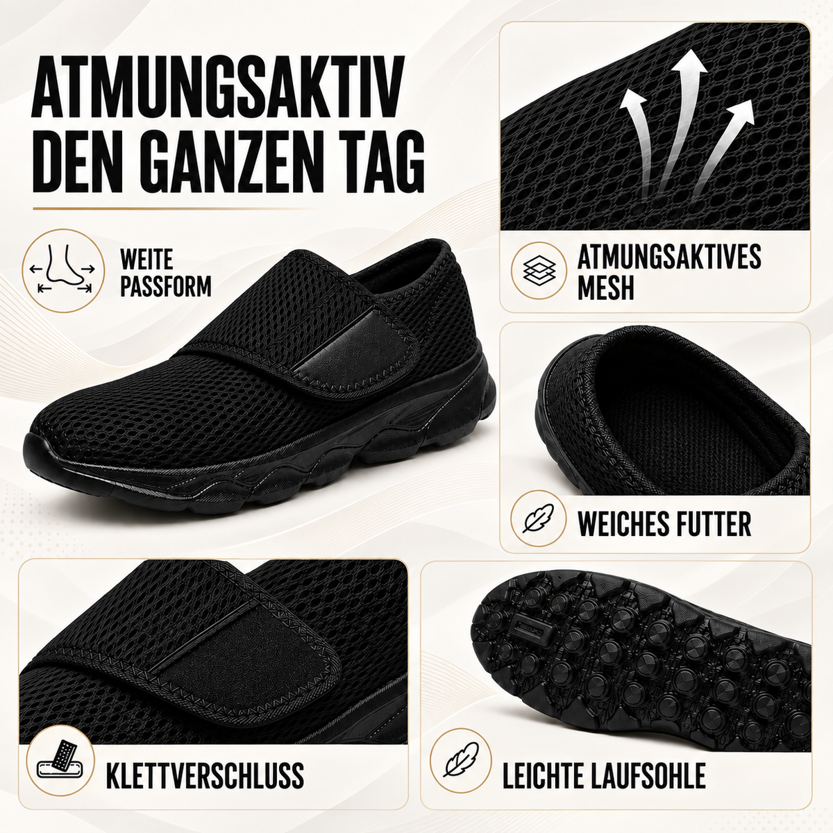 Nordspur | Orthowalk Weitschafts-Verstellbarer Orthopädischer Gehschuh