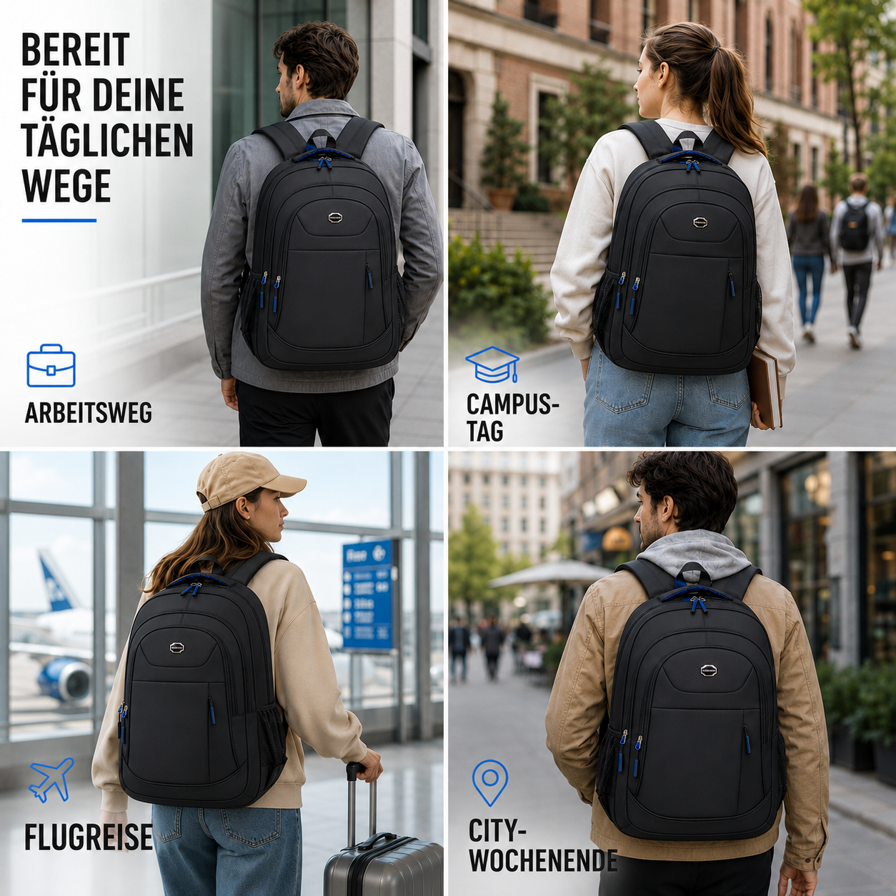 Nordspur | Oxford Business-Rucksack