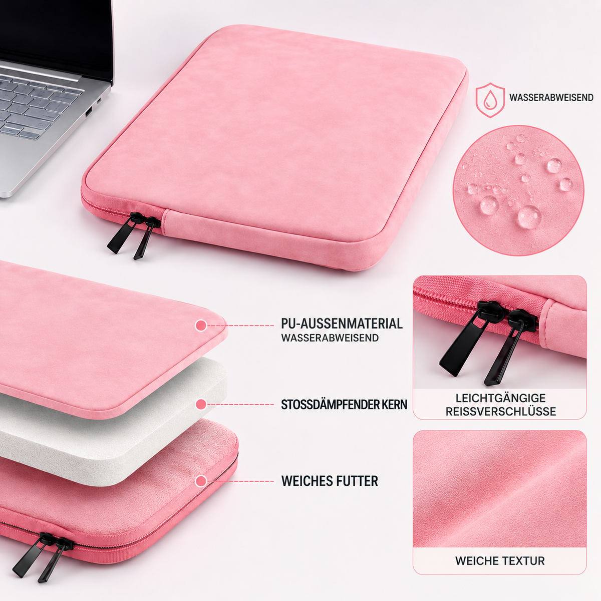 Nordspur | PU Laptop-Hülle