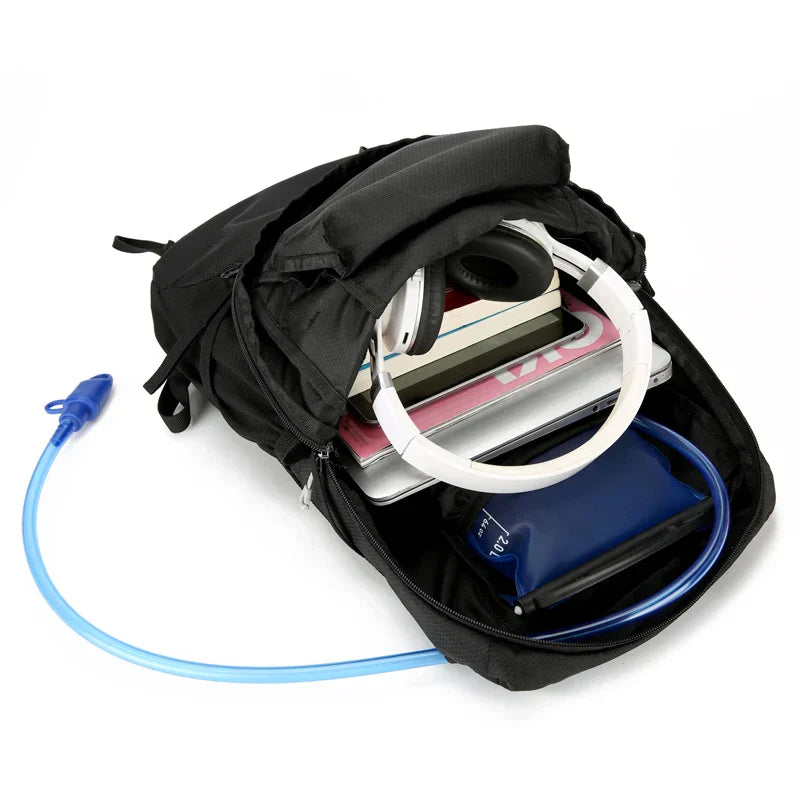 Packbarer Tagesrucksack faltbar wasserabweisend verstellbare Schultergurte