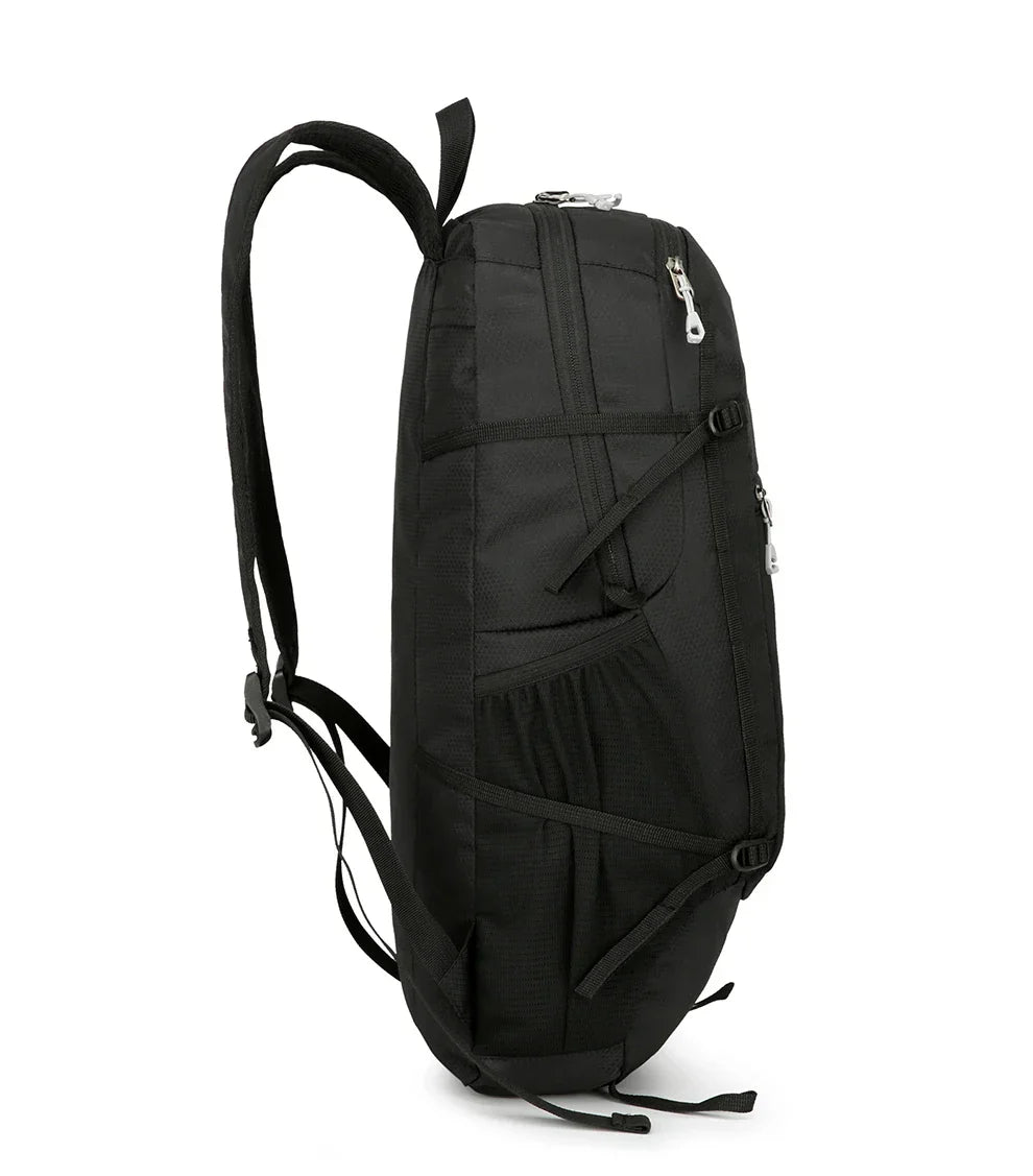 Packbarer Tagesrucksack faltbar wasserabweisend verstellbare Schultergurte