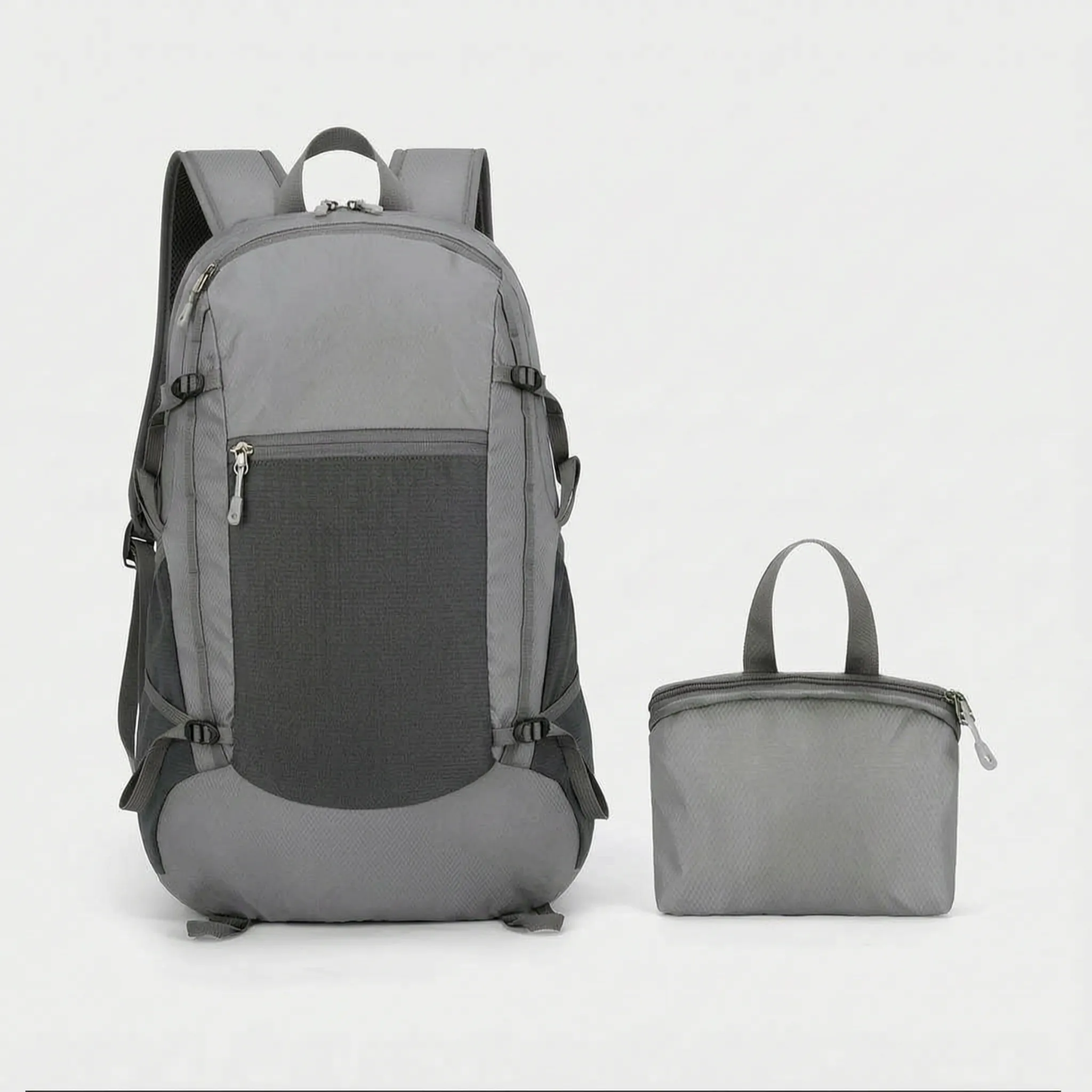 Packbarer Tagesrucksack faltbar wasserabweisend verstellbare Schultergurte
