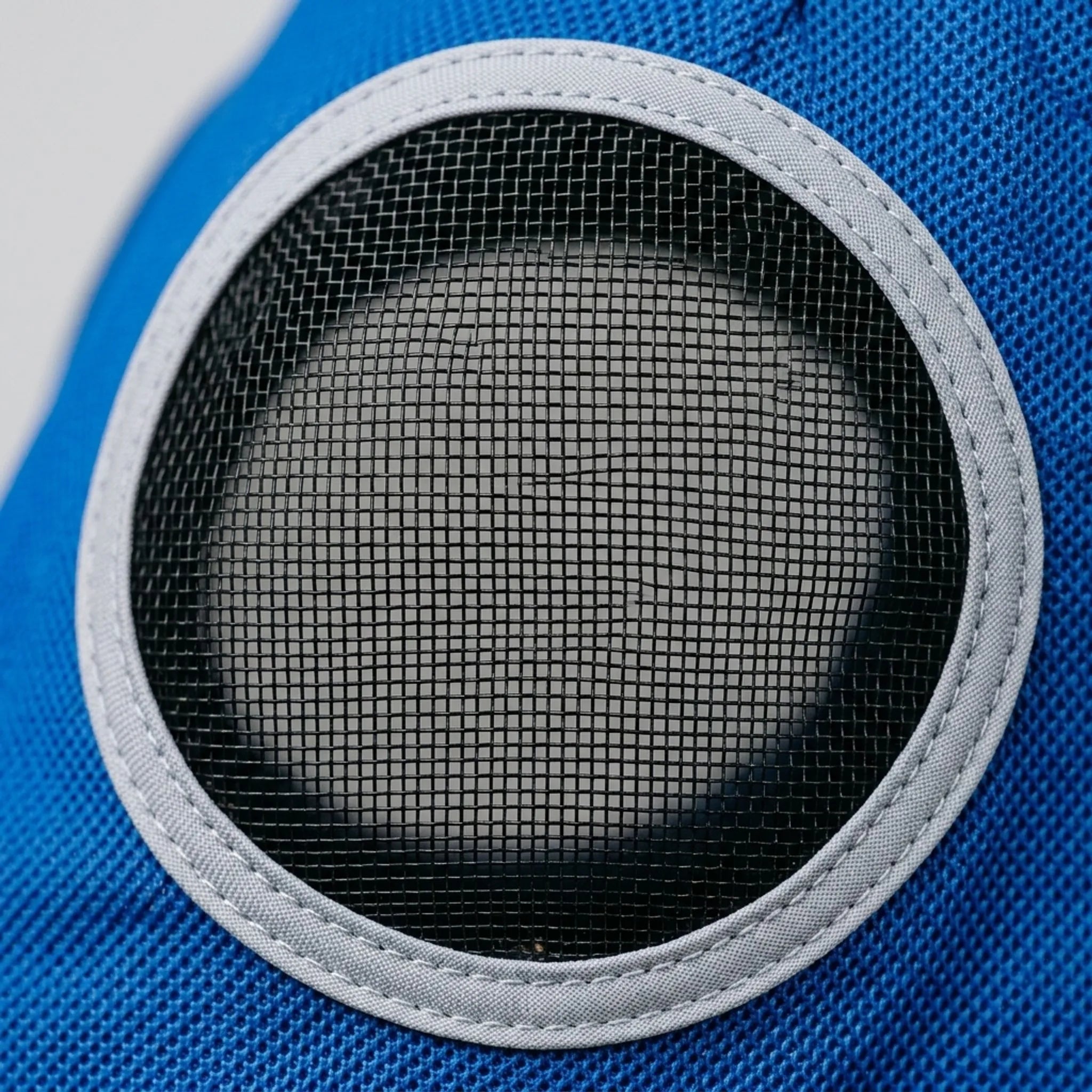 Pferdefliegenmaske atmungsaktiv Mesh-Augen Ohrschutz blau