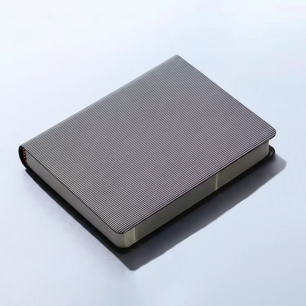Kompaktes A6-Notizbuch mit Fadenheftung 360 Seiten liniert blanko