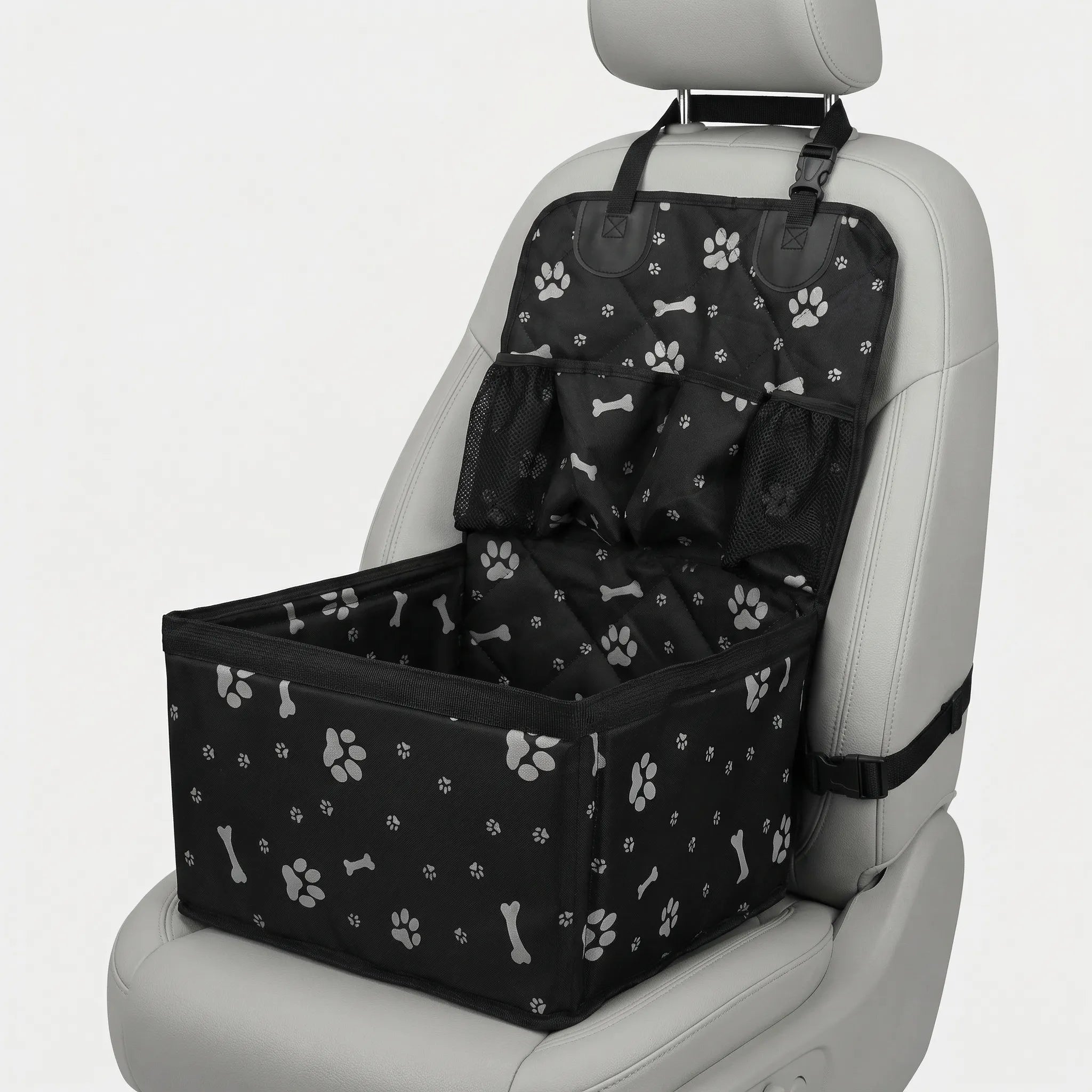 Haustier-Sitzmatte für Autovordersitz mit erhöhten Seiten Hunde Katzen