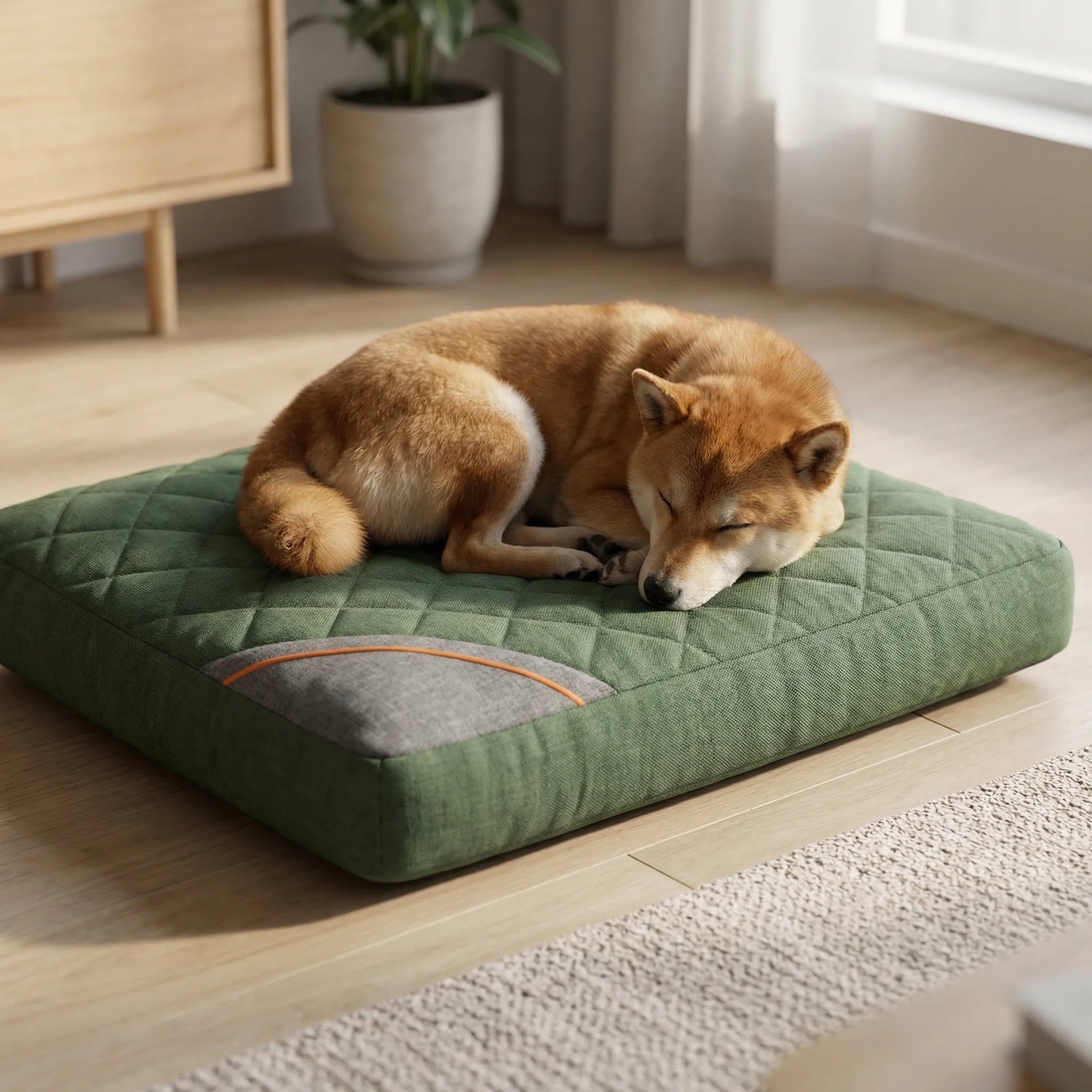 Orthopädisches Memory Foam Haustierbett mit waschbarem Bezug