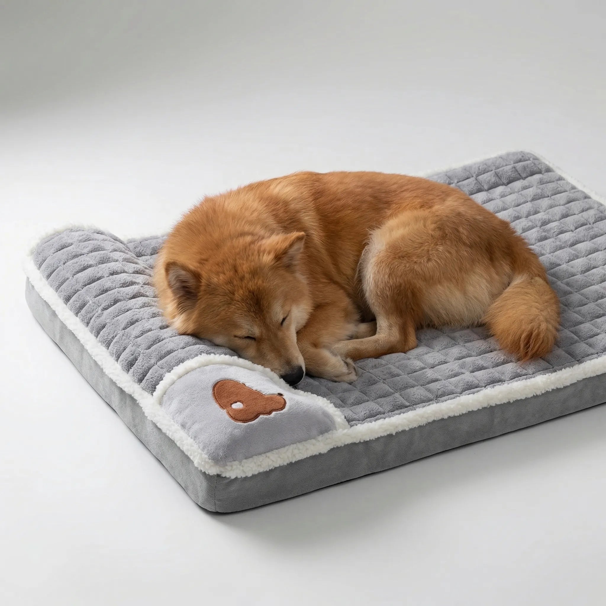 Orthopädisches Memory Foam Haustierbett mit waschbarem Bezug