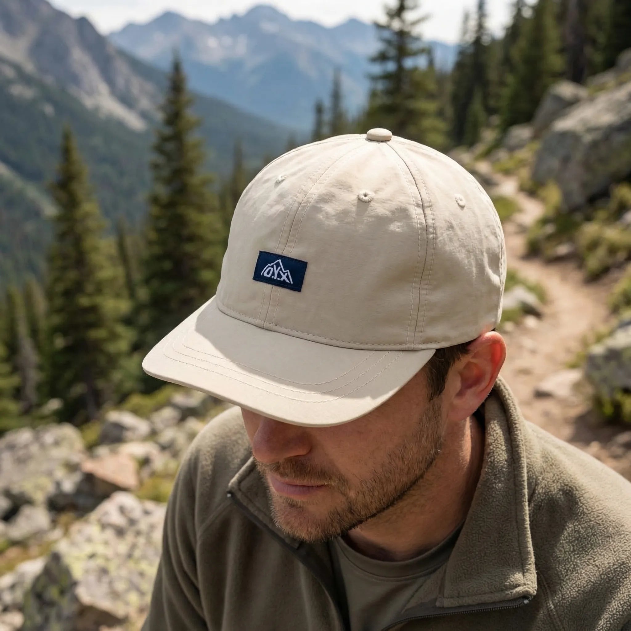 Retro Baseball Cap mit kurzem Schirm, schnelltrocknend und verstellbar