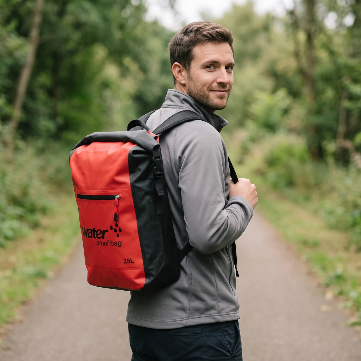 Nordspur | Pendelo Wasserabweisender Fahrradrucksack Mit Rolltop Verschluss