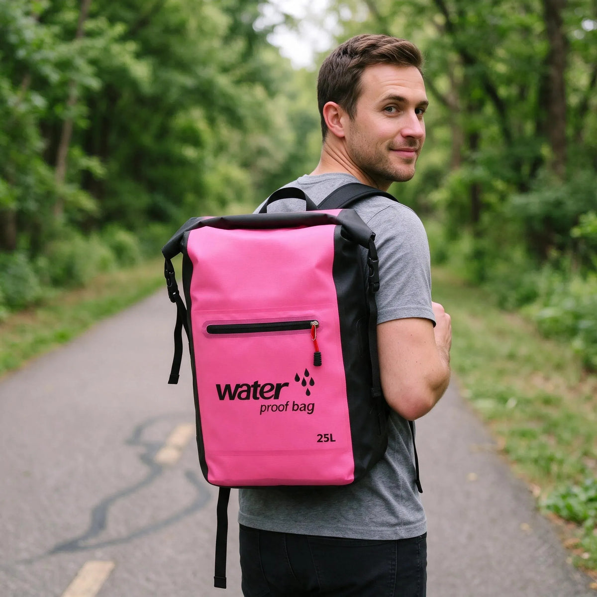 Nordspur | Pendelo Wasserabweisender Fahrradrucksack Mit Rolltop Verschluss