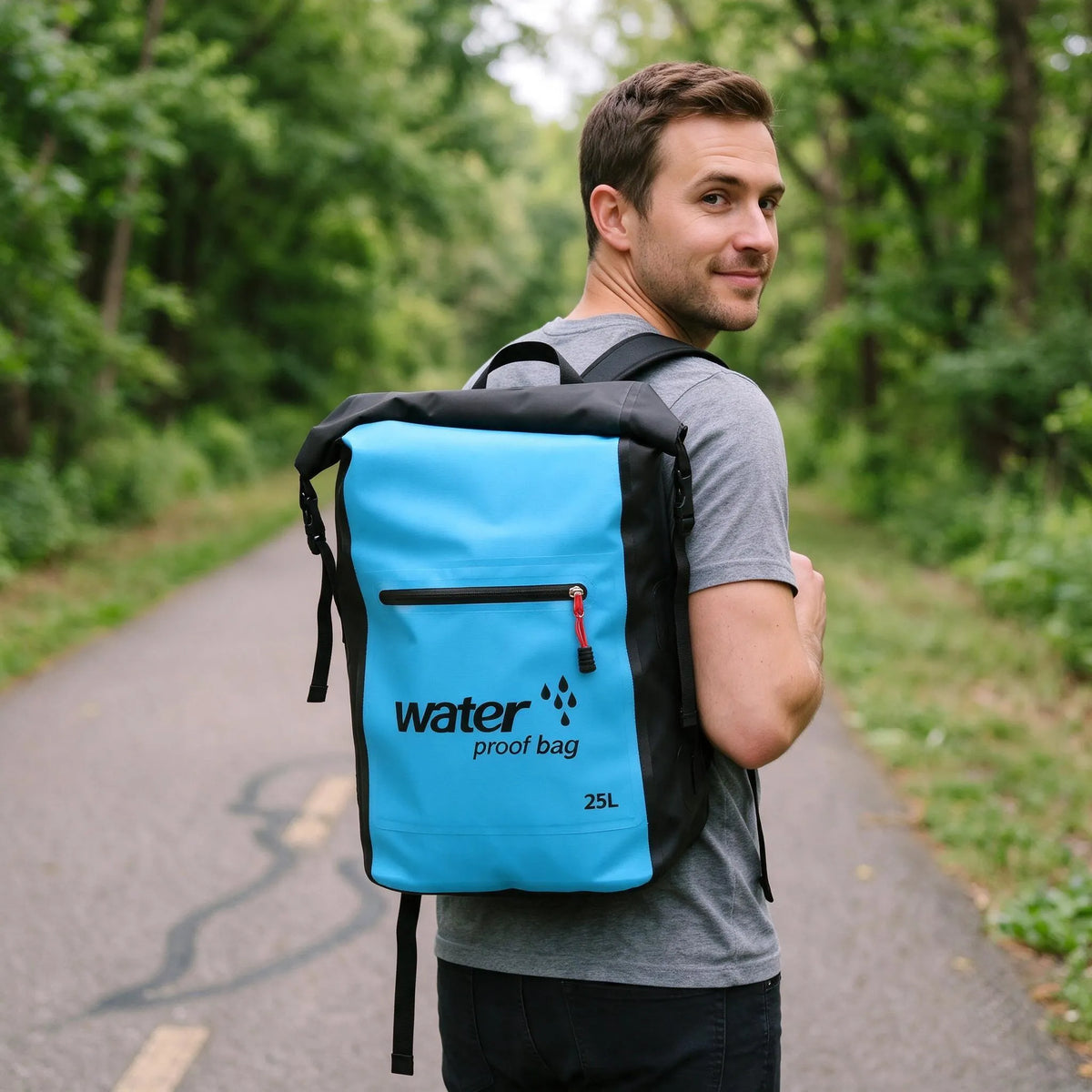 Nordspur | Pendelo Wasserabweisender Fahrradrucksack Mit Rolltop Verschluss