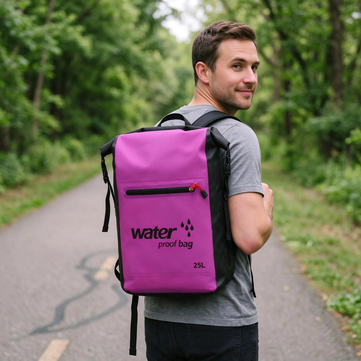 Nordspur | Pendelo Wasserabweisender Fahrradrucksack Mit Rolltop Verschluss
