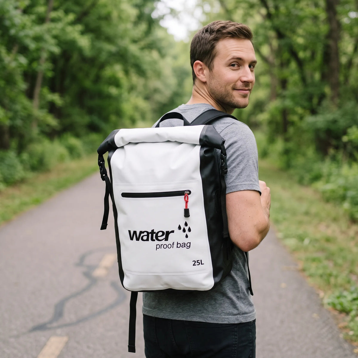 Nordspur | Pendelo Wasserabweisender Fahrradrucksack Mit Rolltop Verschluss