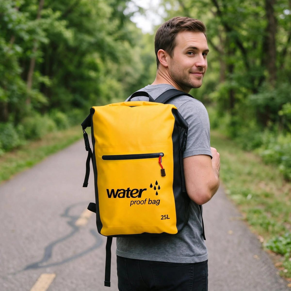 Nordspur | Pendelo Wasserabweisender Fahrradrucksack Mit Rolltop Verschluss