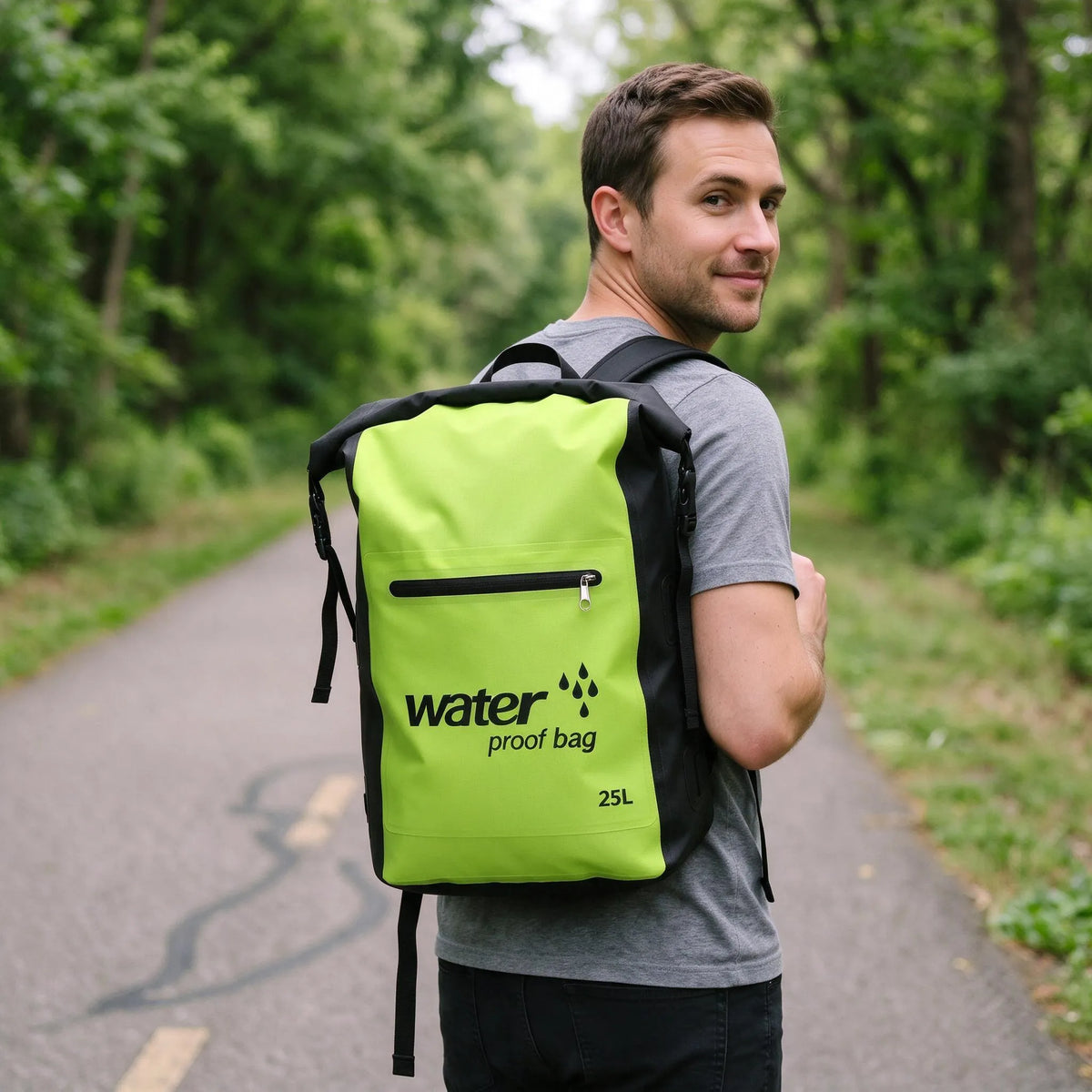 Nordspur | Pendelo Wasserabweisender Fahrradrucksack Mit Rolltop Verschluss