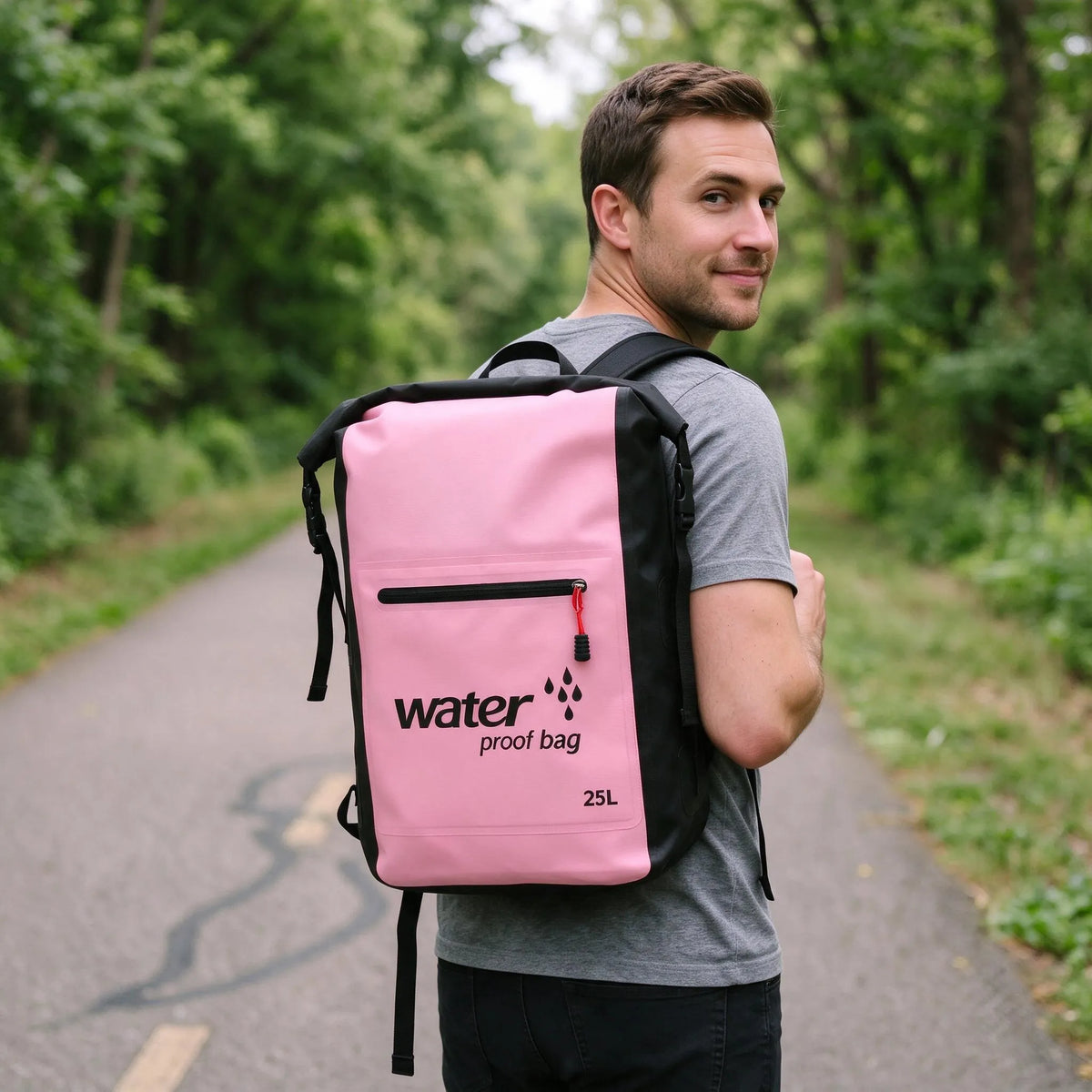 Nordspur | Pendelo Wasserabweisender Fahrradrucksack Mit Rolltop Verschluss