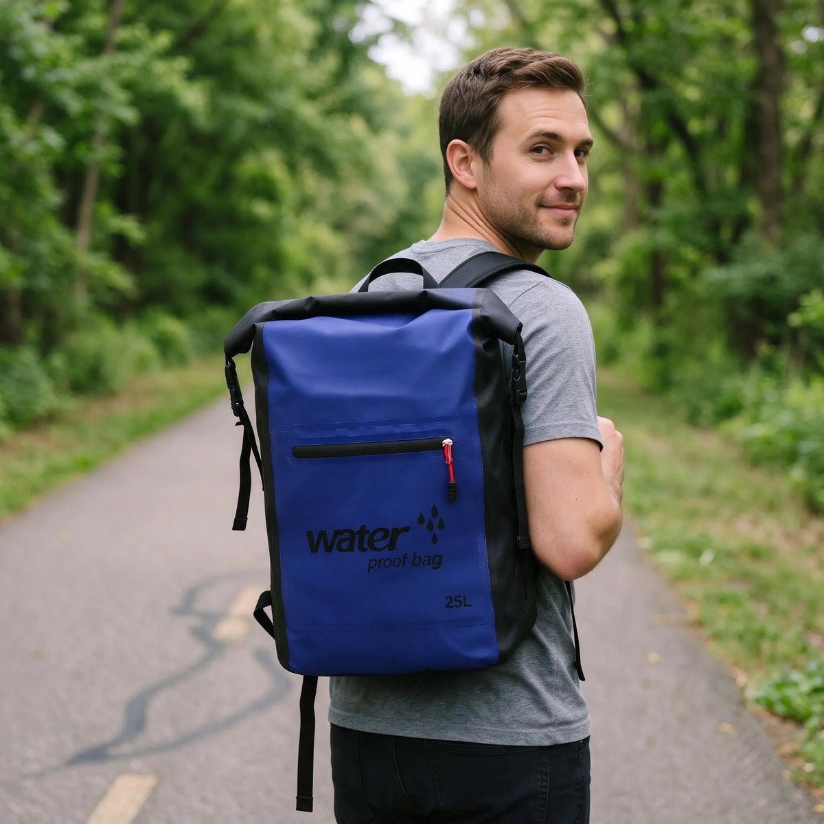 Nordspur | Pendelo Wasserabweisender Fahrradrucksack Mit Rolltop Verschluss